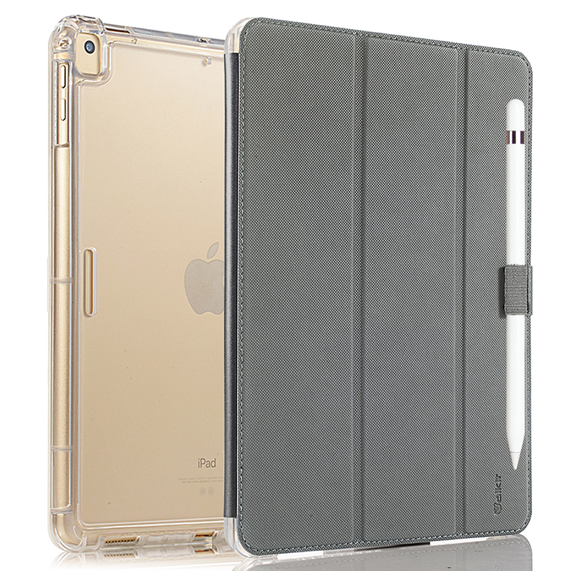 iPad Air 3 10.5 Inch 2019/ iPad Pro 10.5" 2017 Compatible Case with Pencil Holder Smart Folio Stand Protective Translucent Frosted Back Cover